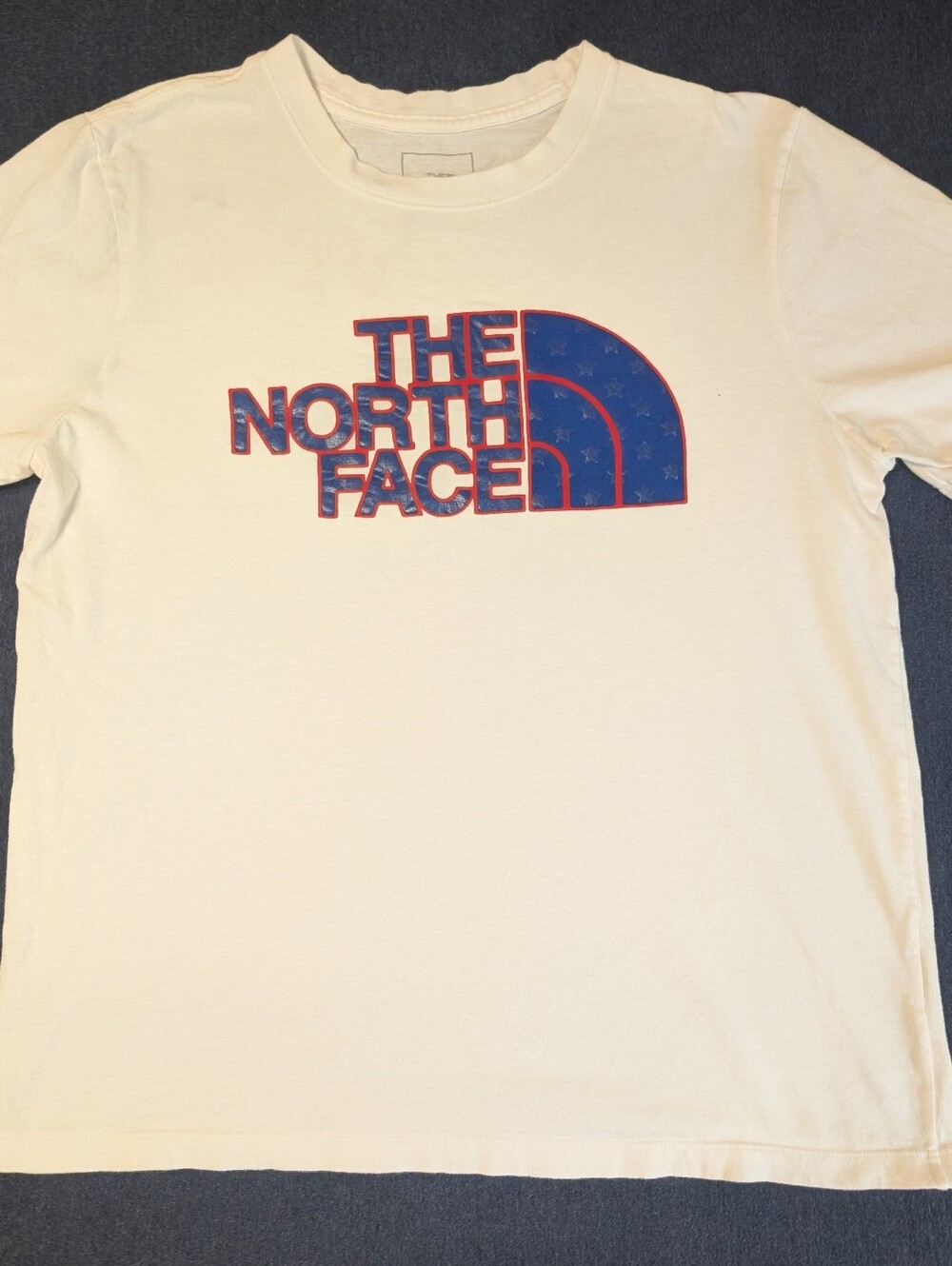 North Face patriotic t-shirt, medium